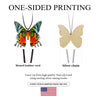 Woman Wooden Butterfly Jewelry Set Sunset Moth Urania Ripheus Monarch Butterfly