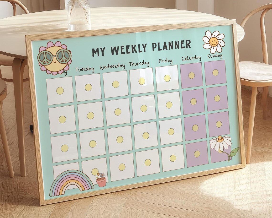 Children Daily Routine Calendar, Children's Educational Games for Developing, Bedtime Routines, Good Behavior, (Copy) (Copy) (Copy)