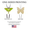Wooden Butterfly Jewelry Set Luna Moth Insect Pedants Earrings