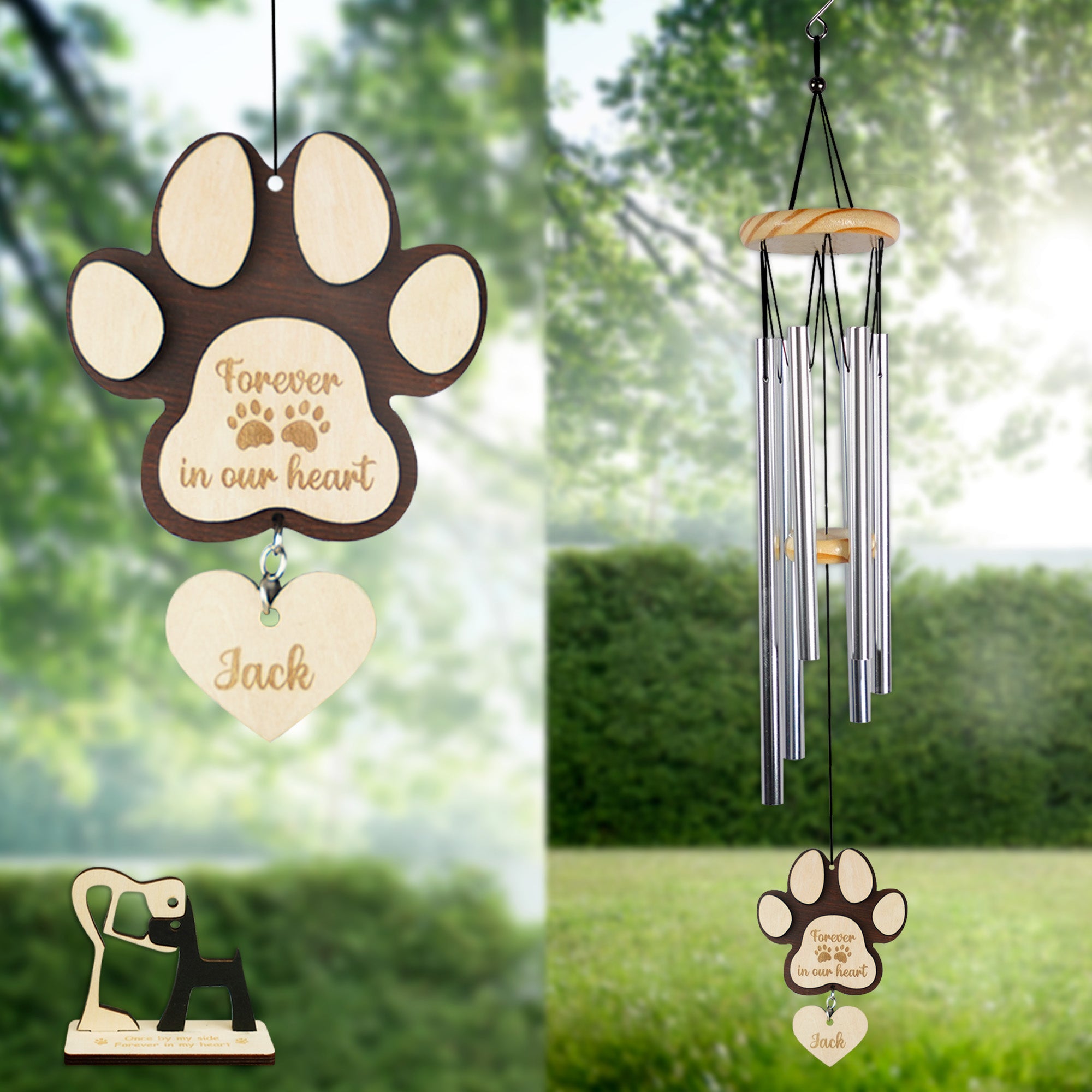 Wind Chimes, Garden Wind Chimes, Memorial Wind Chimes, Windchimes suncatcher gift sympathy, Pet Loss Gift