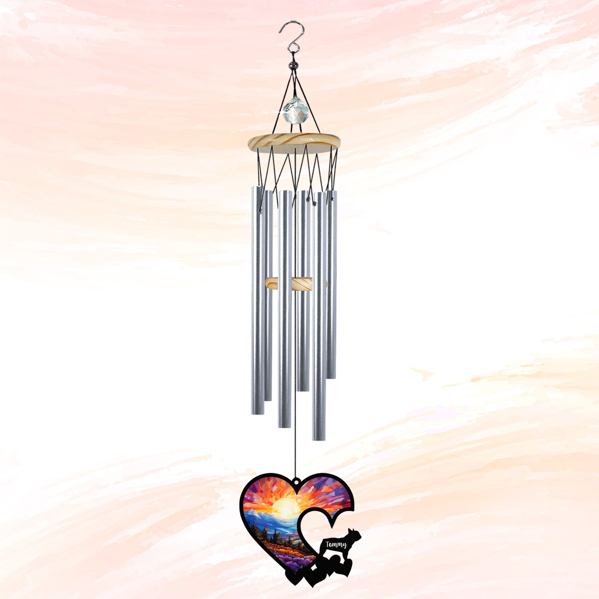 Wind Chimes, Garden Wind Chimes, Memorial Wind Chimes, Windchimes suncatcher gift sympathy