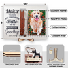 DNPETS Pet Memorial Printed Wooden Photo Frame Dog Loss Gift