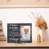 DNPETS Meaningful Pet Memorial Photo Frame Printed Wooden Dog Loss Gift