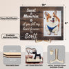 DNPETS Meaningful Pet Memorial Photo Frame Dog Loss Gift