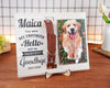 DNPETS Pet Memorial Printed Wooden Photo Frame Dog Loss Gift