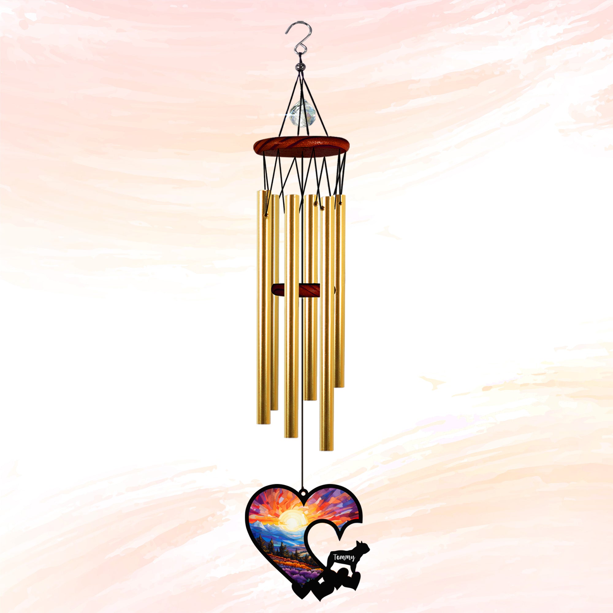 Wind Chimes, Garden Wind Chimes, Memorial Wind Chimes, Windchimes suncatcher gift sympathy