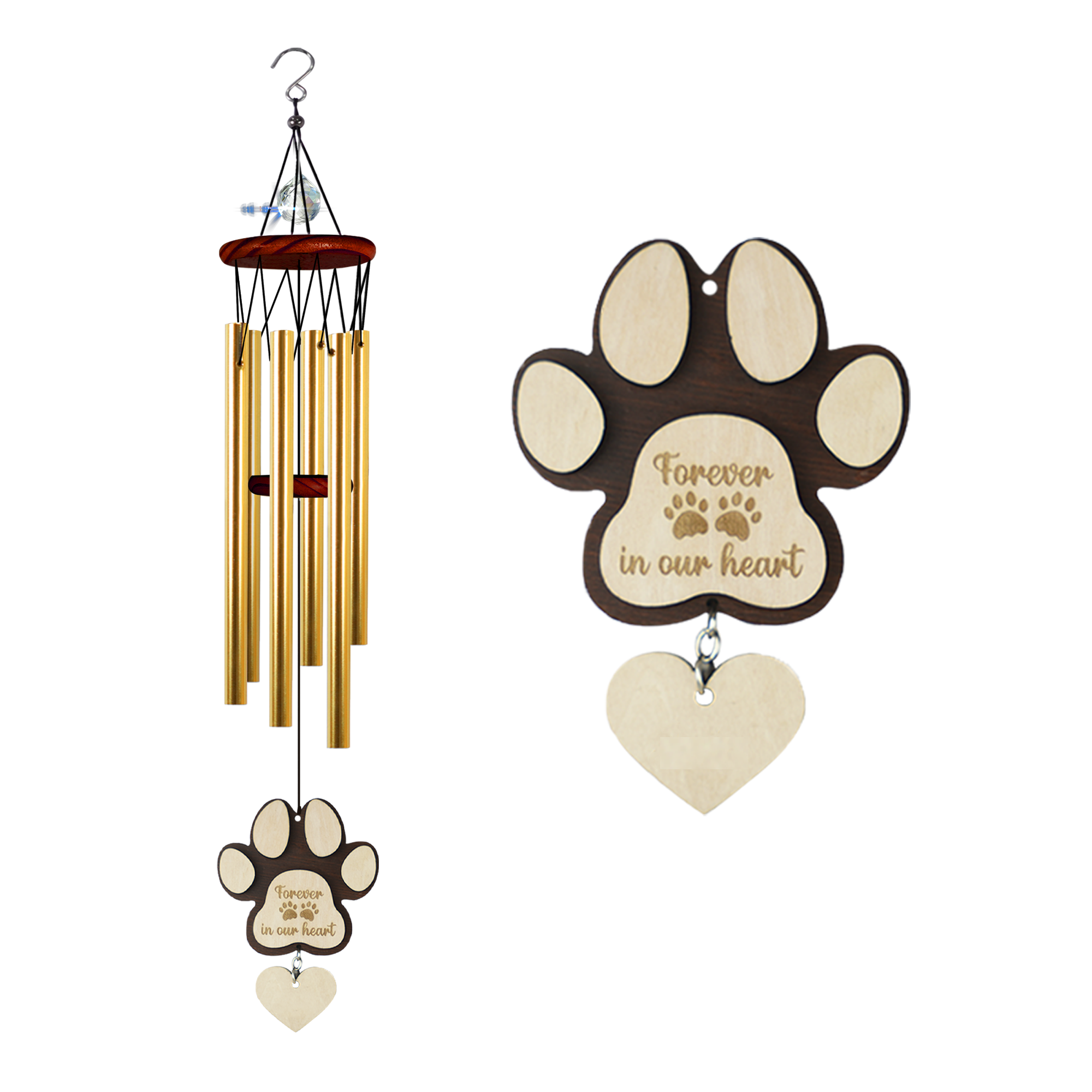 Wind Chimes, Garden Wind Chimes, Memorial Wind Chimes, Windchimes suncatcher gift sympathy, Pet Loss Gift